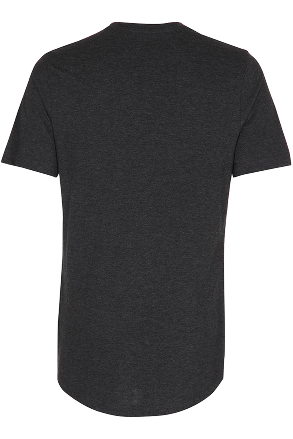 T -shirt lunga - melange grigio scuro