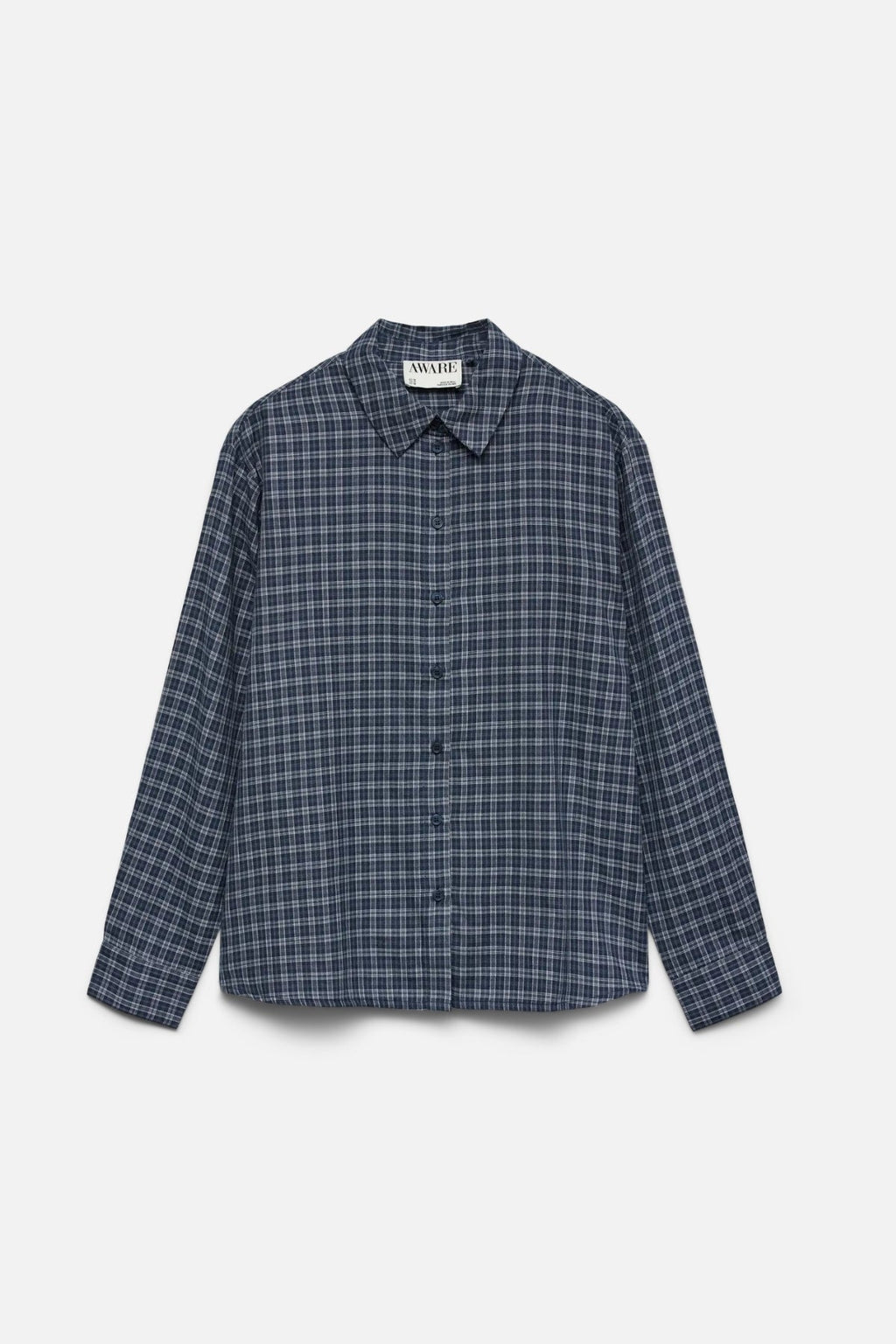 Tamira Shirt - Blue Wing Teal Checks