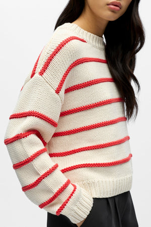 Pullover Oda lavorato a maglia - Stella di Natale di betulla