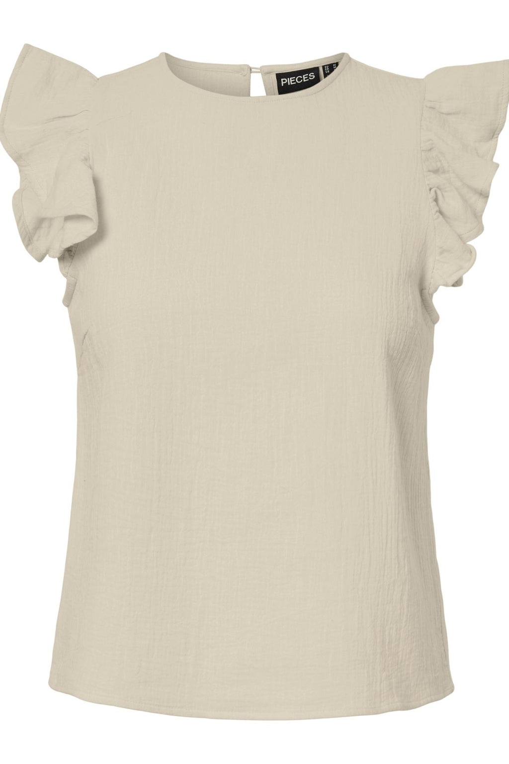 Top Sastina con scollo a O - Fodera argento