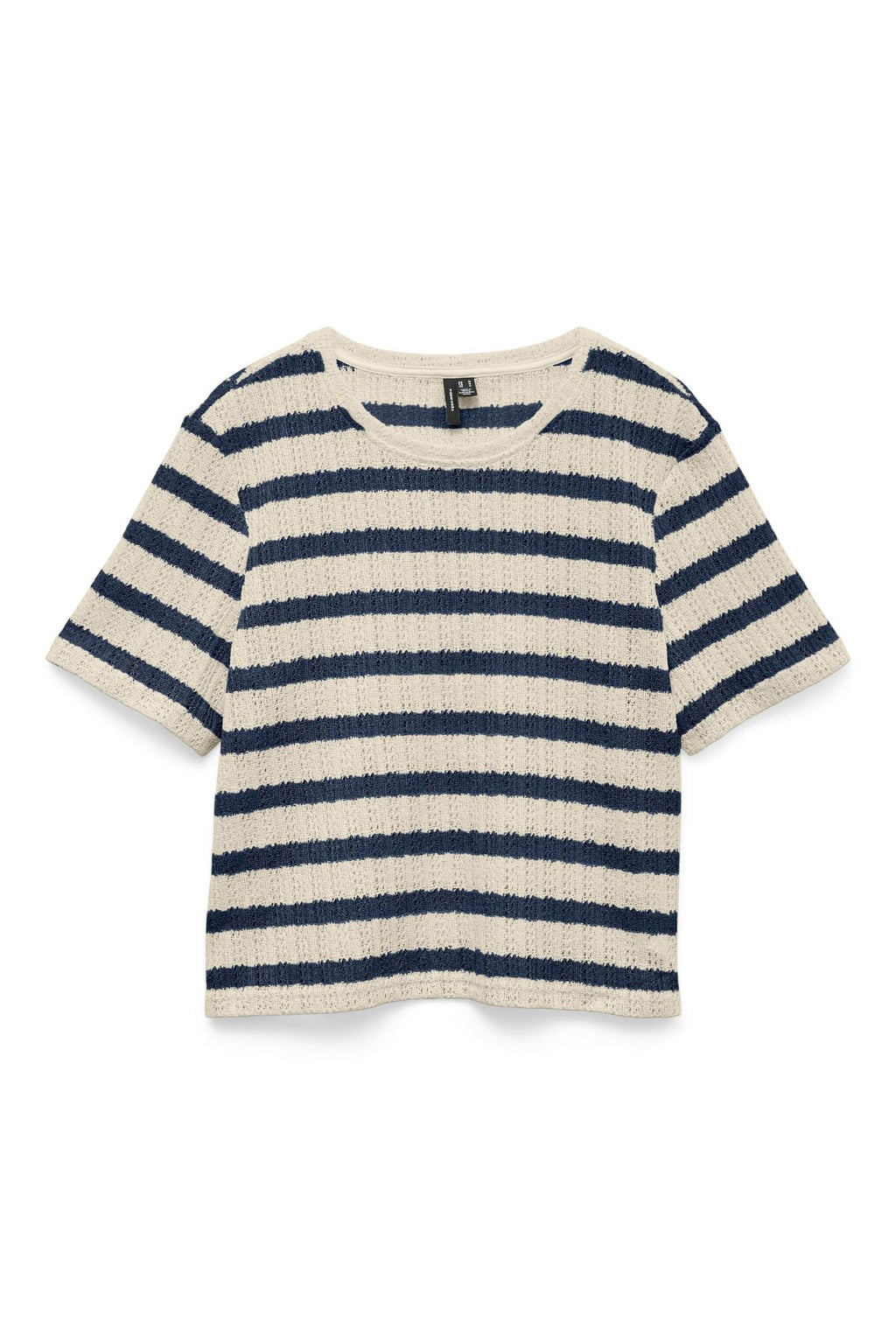 Freja Top - Righe Betulla - Blu Scuro