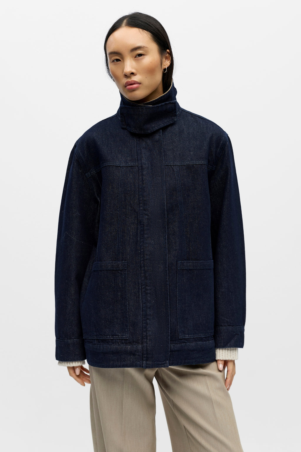 Giacca di jeans Sirenna - Denim blu scuro