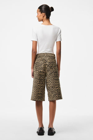 Salume Wide denim Shorts - Leo al pepe bianco