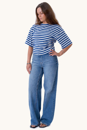 T-shirt Pataya - Blu/Bianco