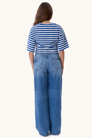 T-shirt Pataya - Blu/Bianco