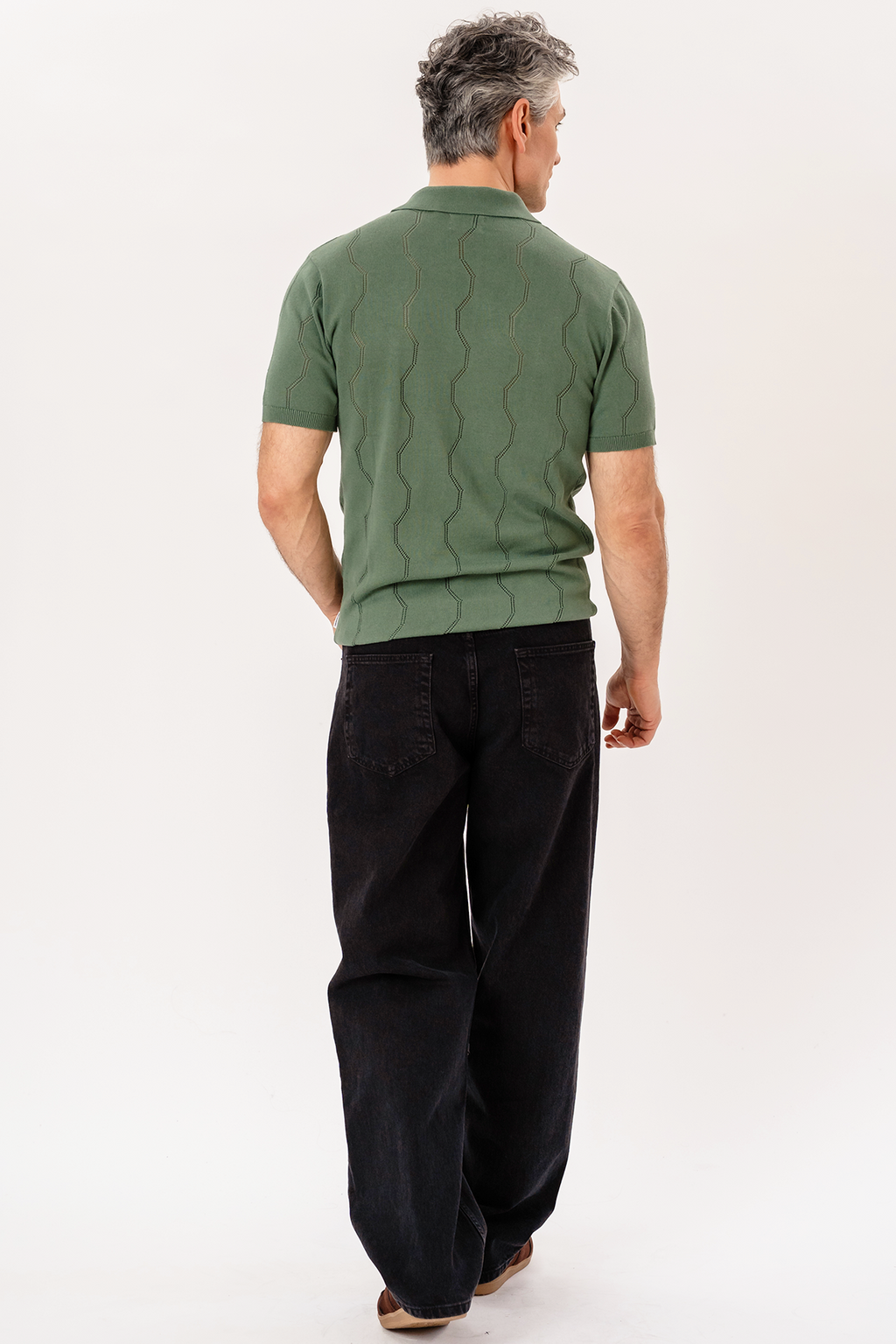 Duran Knit Polo - Green