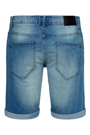 Pantaloncini di jeans - blu