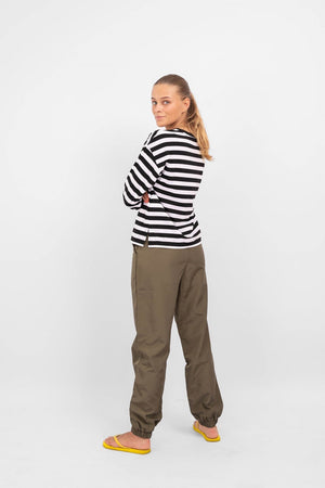 Maglione a maniche lunghe nel nelli - nero