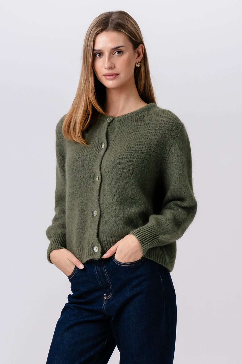 Anna Cardigan - Dark Green