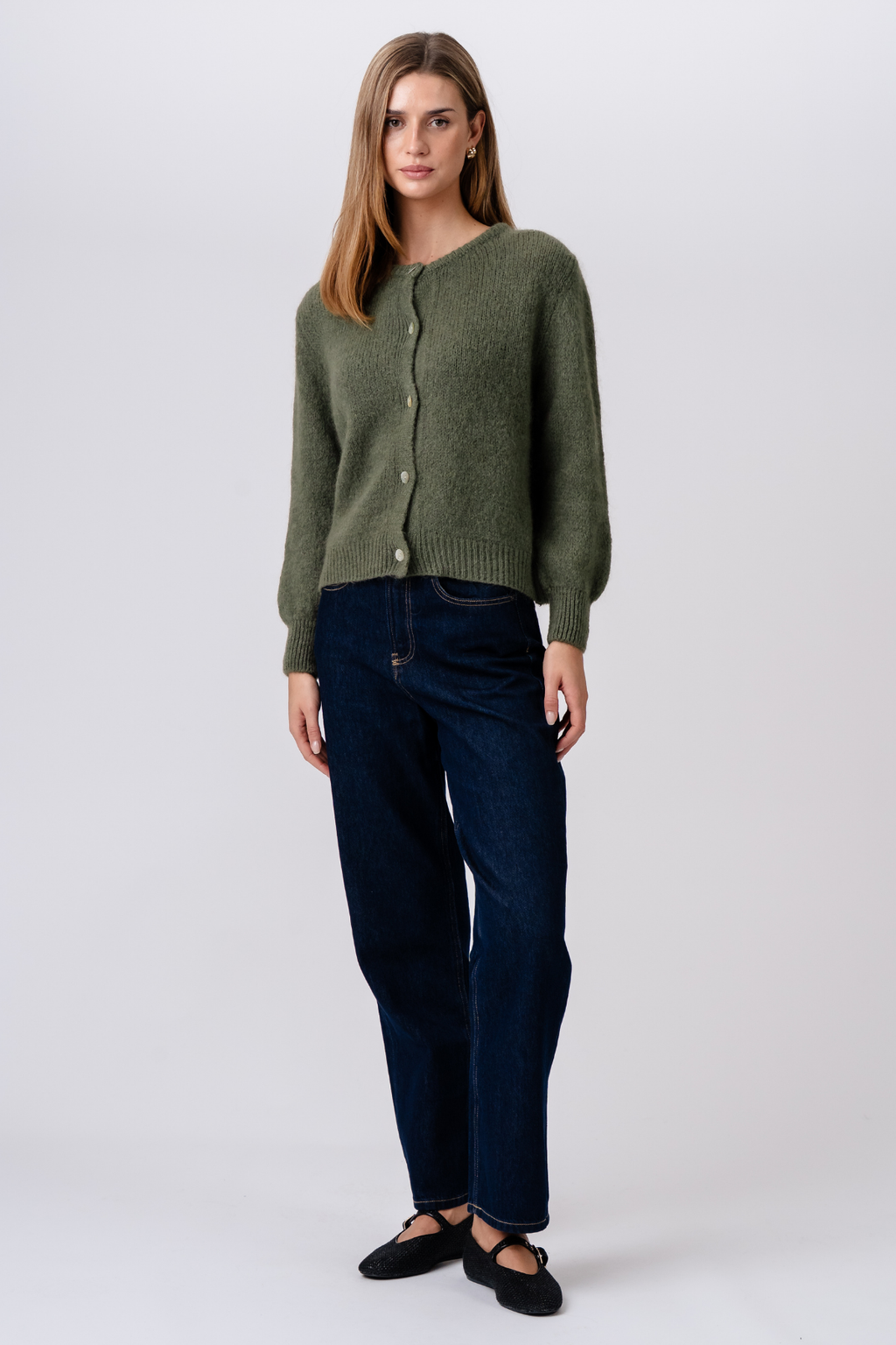 Anna Cardigan - Dark Green