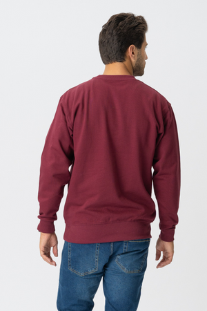 Crewneck di base - Borgogna rosso