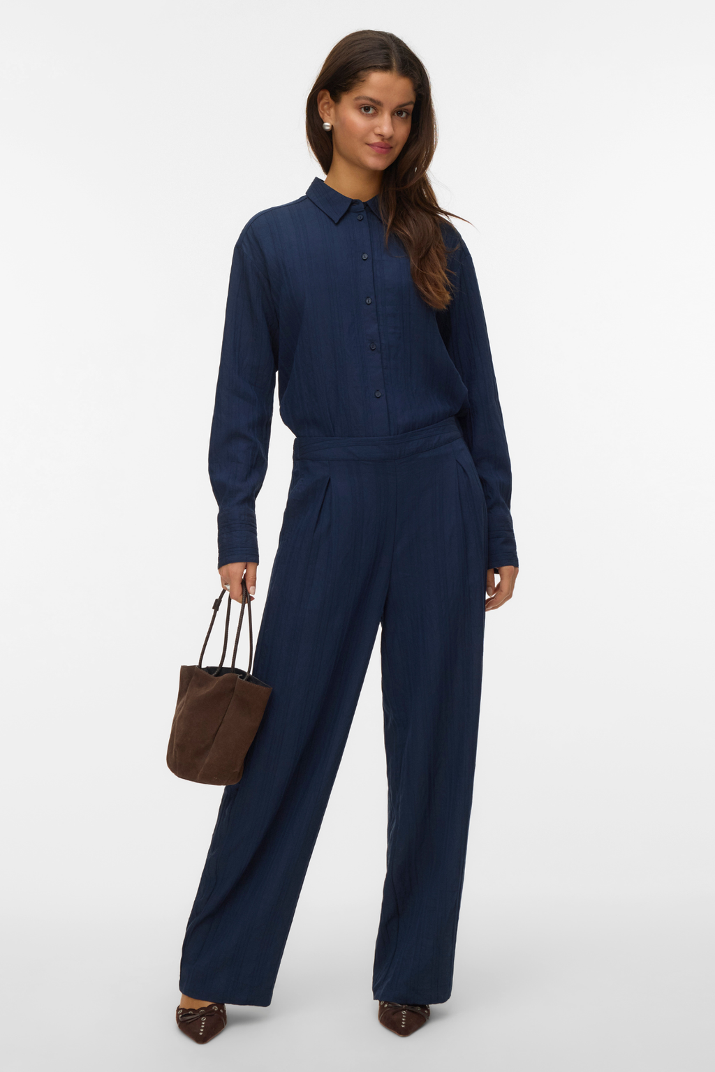 Pantaloni dritti Irine - Blazer blu scuro