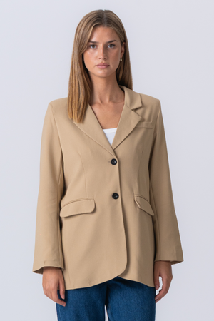Claire Oversized Blazer - Beige