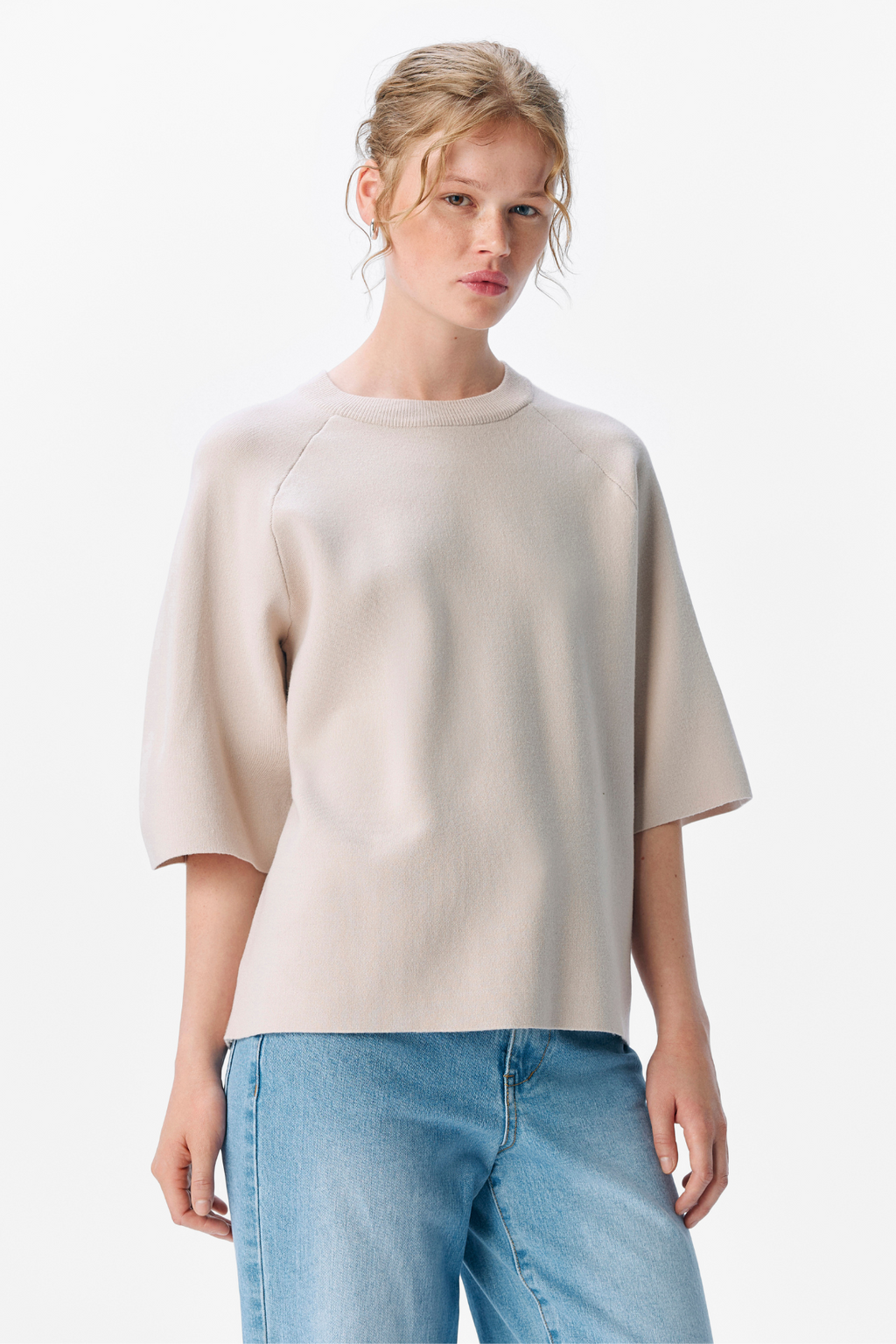 Reynard 2/4 Knit Pullover - Grey d'argento