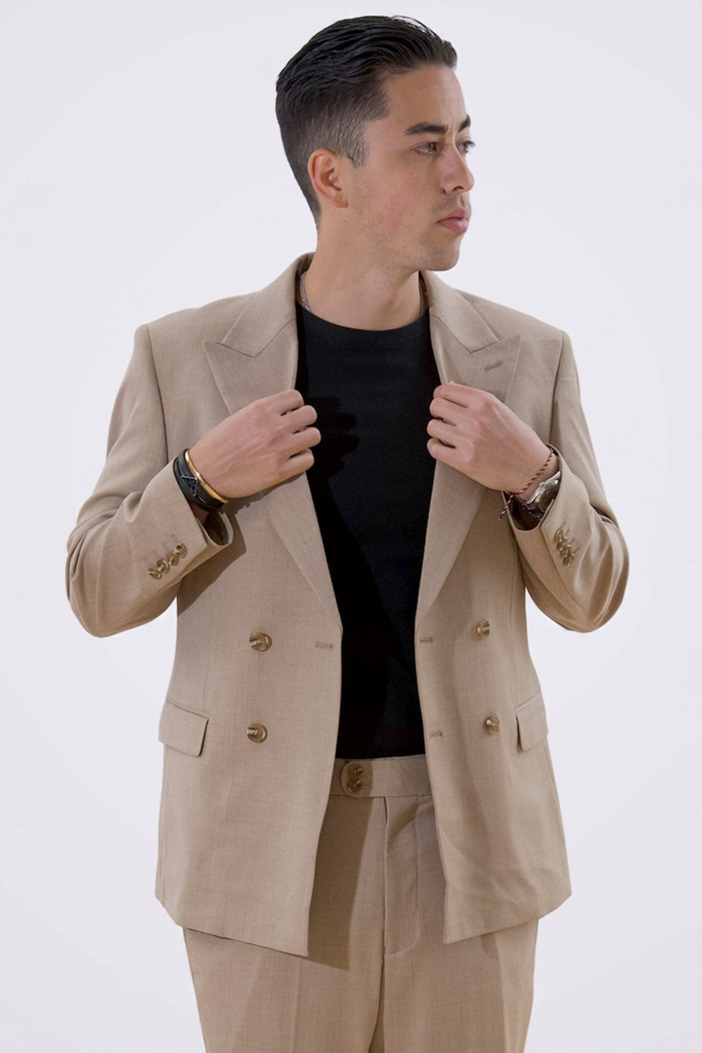 Blazer classico - Beige melange