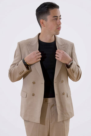 Blazer classico - Beige melange