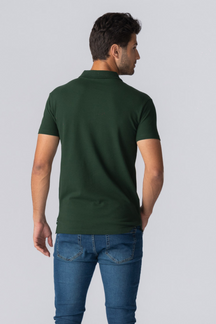 Polo muscolare - verde scuro