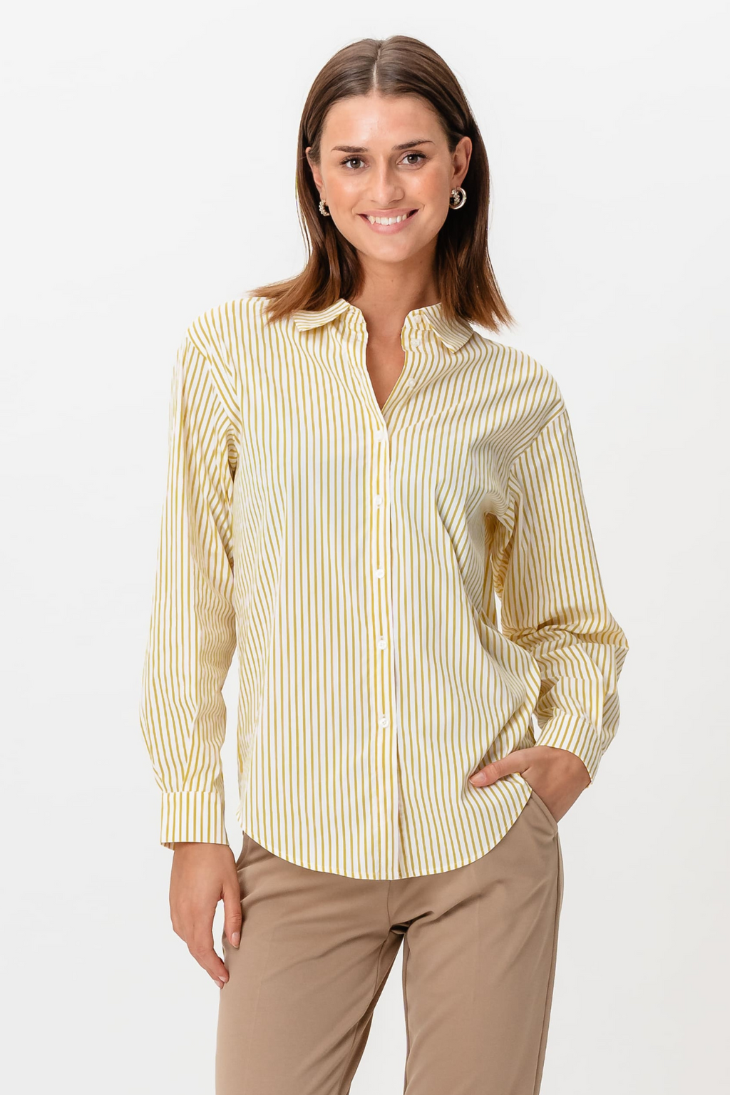 Camicia Tutta lo l/s - giallo