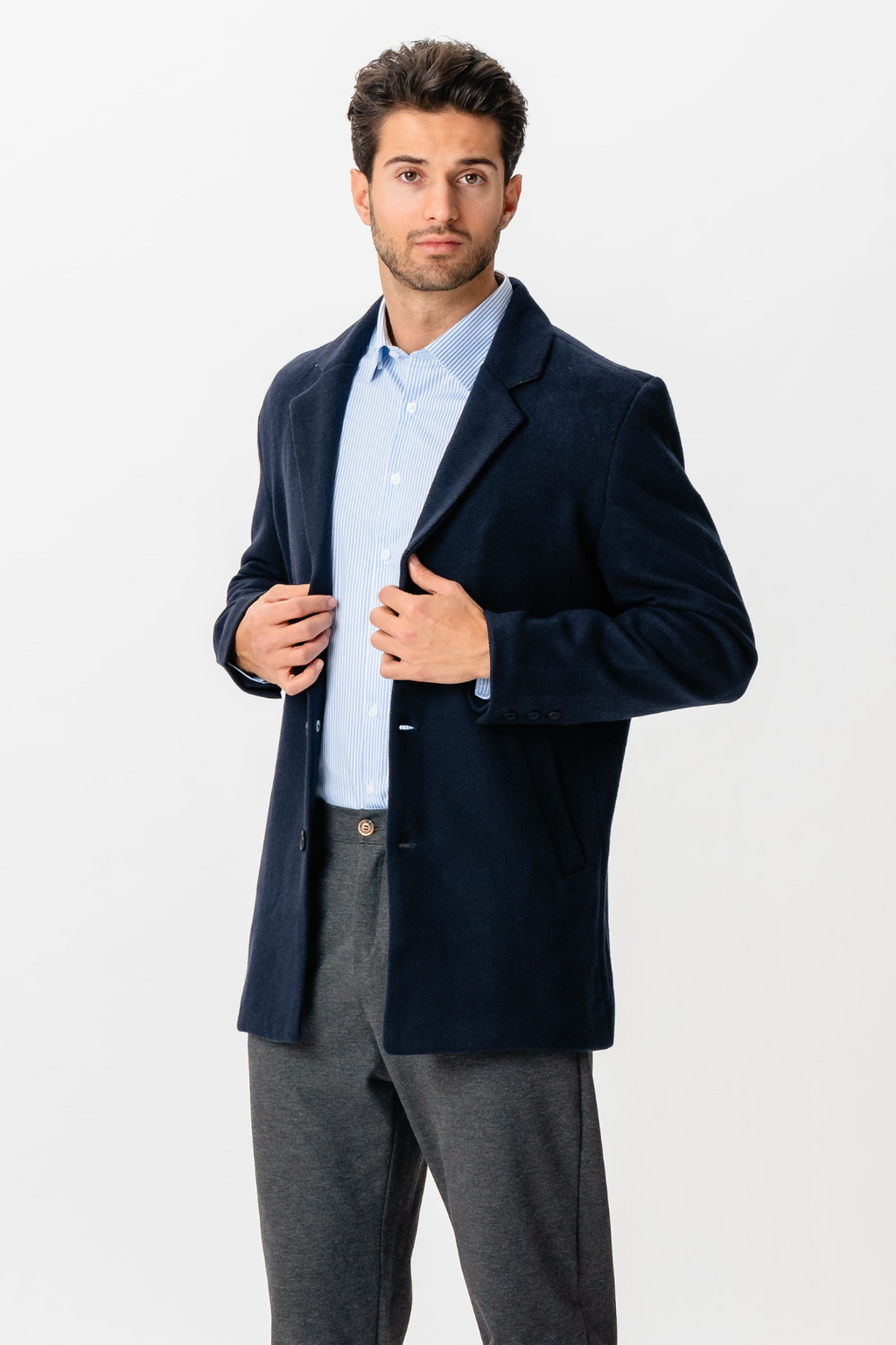 Classic Coat - Navy