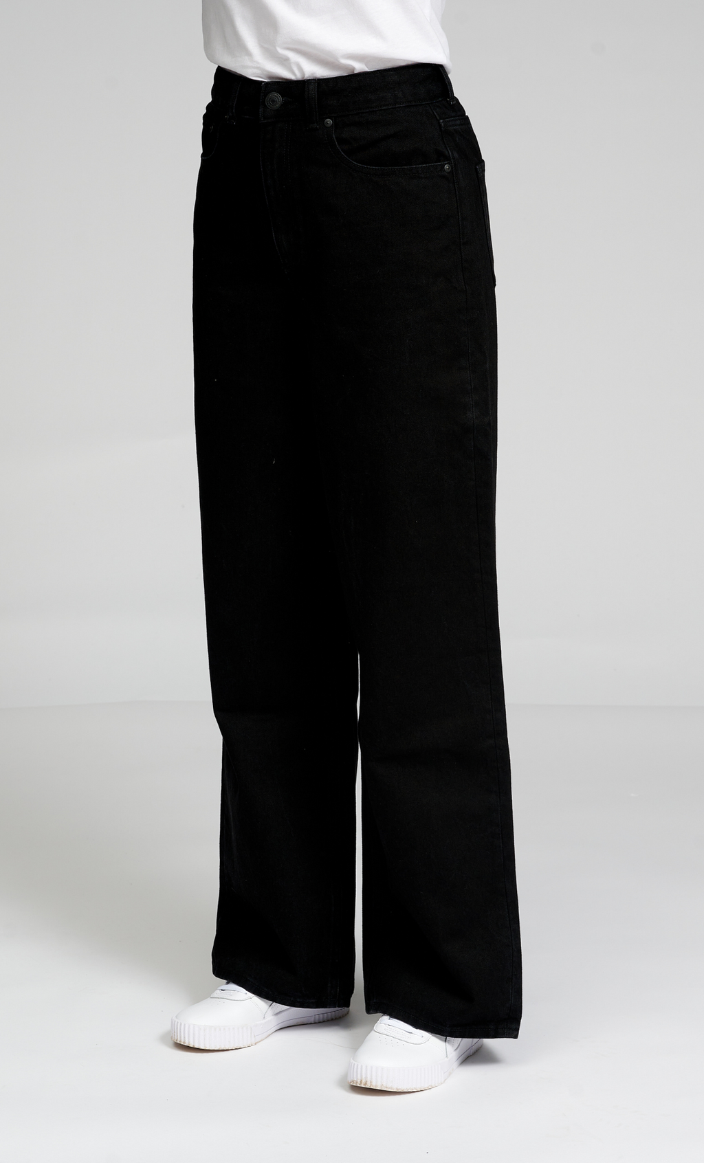 The Original Performance Wide Jeans - Black Denim