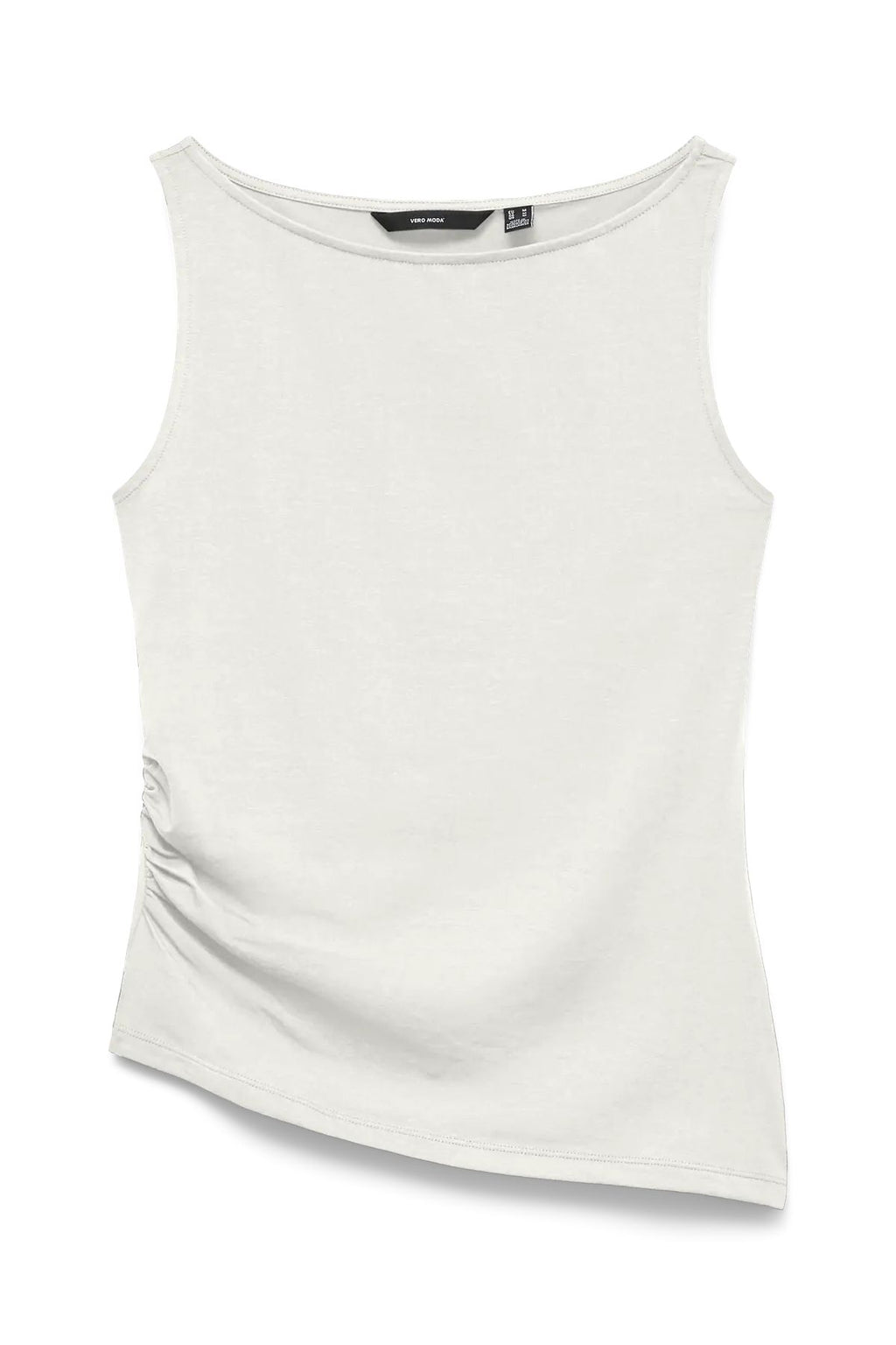 Kira Boat-Neck Top - Snow White