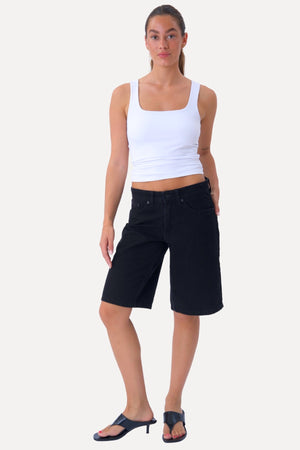 Denim Shorts - Nero