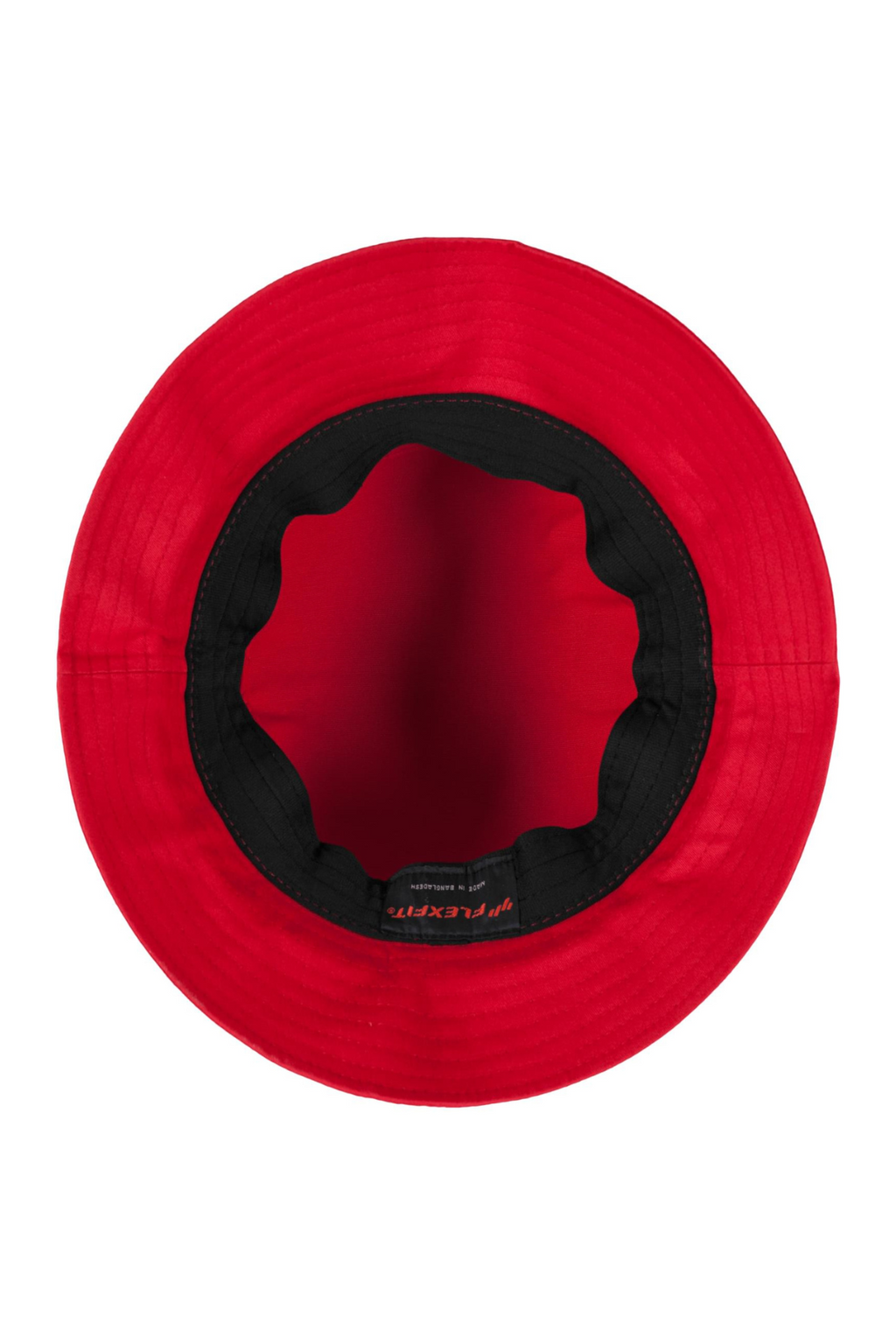 Cappello a secchiello in twill di cotone - Rosso