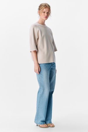 Reynard 2/4 Knit Pullover - Grey d'argento