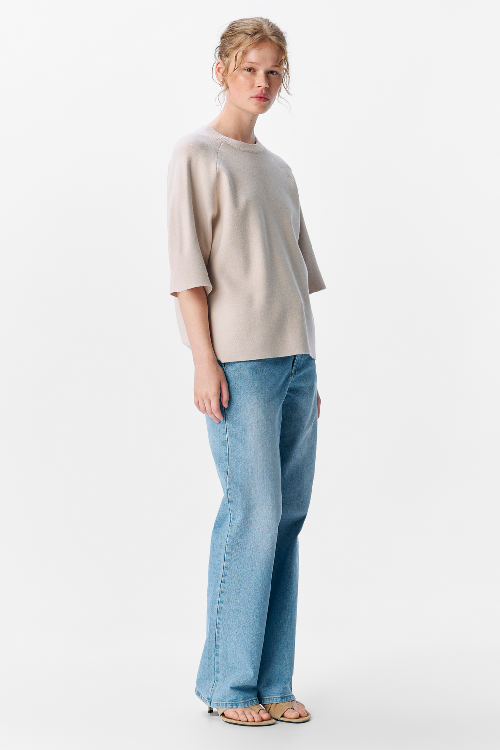 Reynard 2/4 Knit Pullover - Grey d'argento