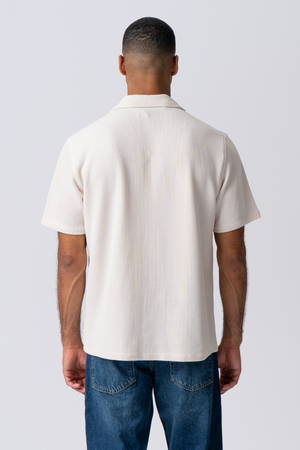 Knitted Shirt - Beige