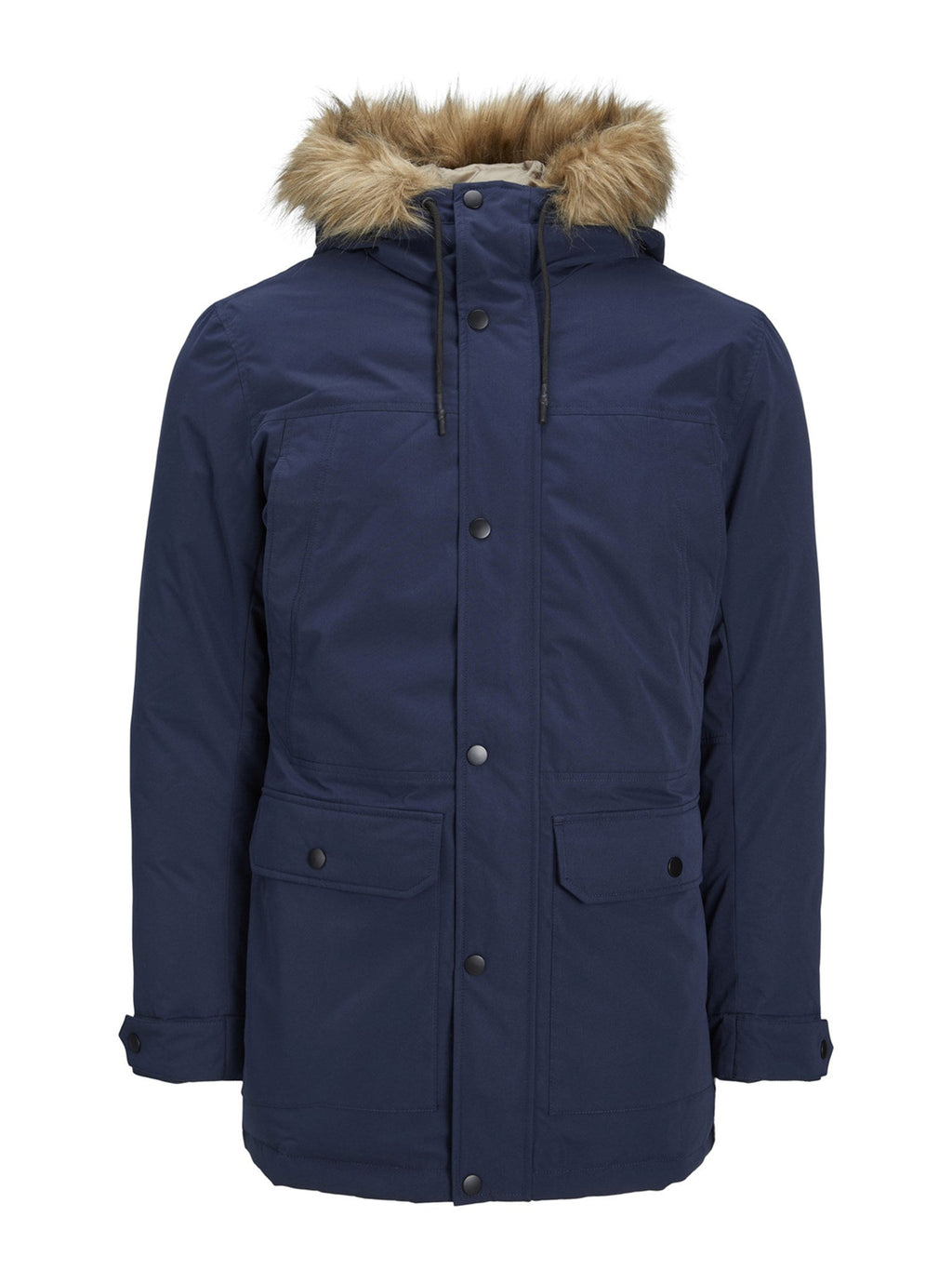 Classic Long Parka Giacca - Navy