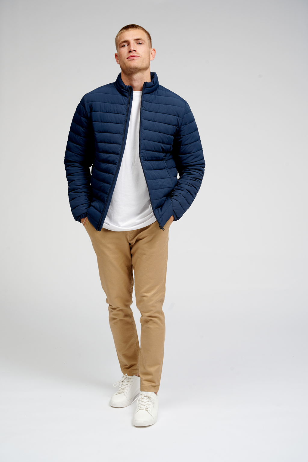 Giacca a puffer leggera - Navy