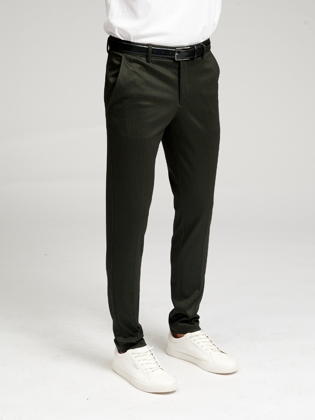 The Original Performance Pants - Dark Green Striped (Limited)