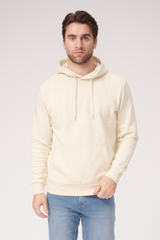 Sweat di base con cappuccio - Beige leggero