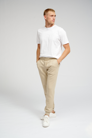 Pantaloni della tuta di base - beige scuro