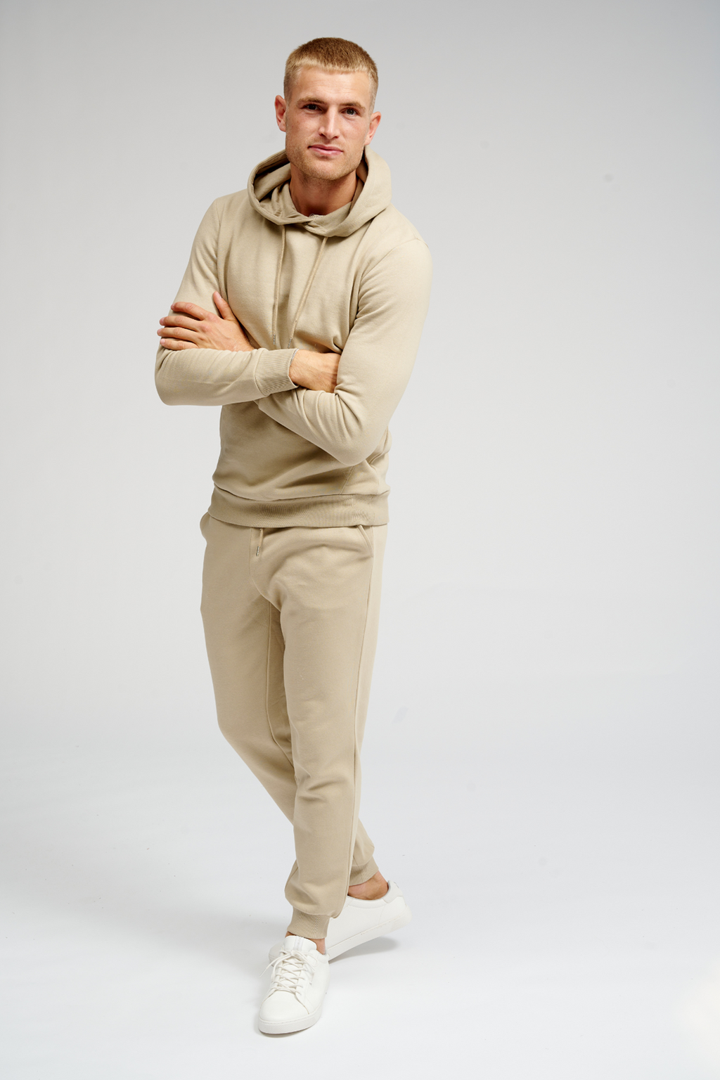 Pantaloni della tuta di base - beige scuro