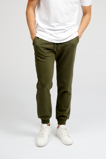 Pantaloni della tuta di base - verde scuro