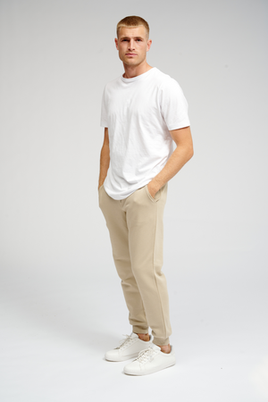 Pantaloni della tuta di base - beige scuro