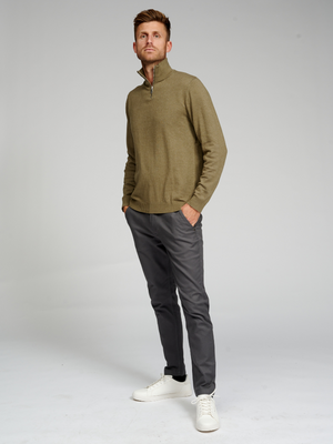 Basic Knit High Neck - Grøn - TeeShoppen - Grøn