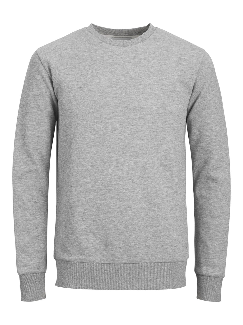 SUDE CREWNECK di base - Melange grigio chiaro