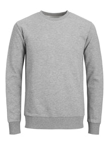 Basic Crewneck Sweat - Light Grey Melange