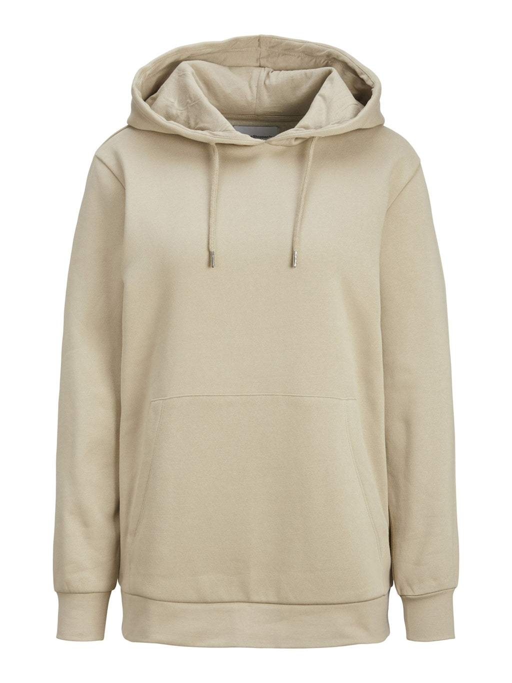 Sweat di base con cappuccio - beige scuro