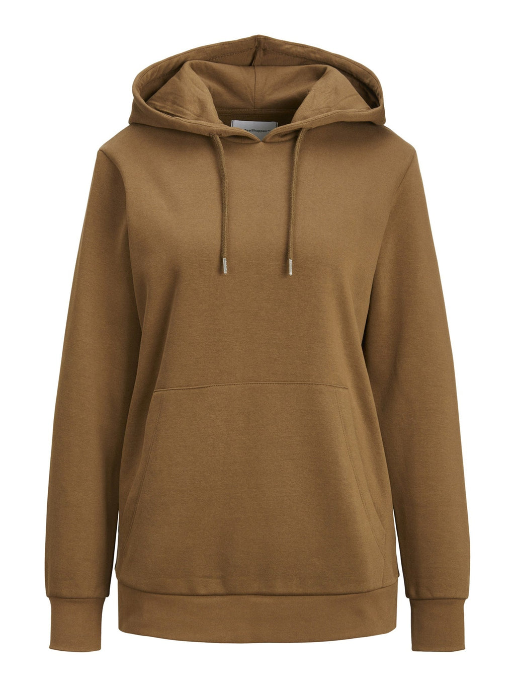 Sweat di base con cappuccio - Brown