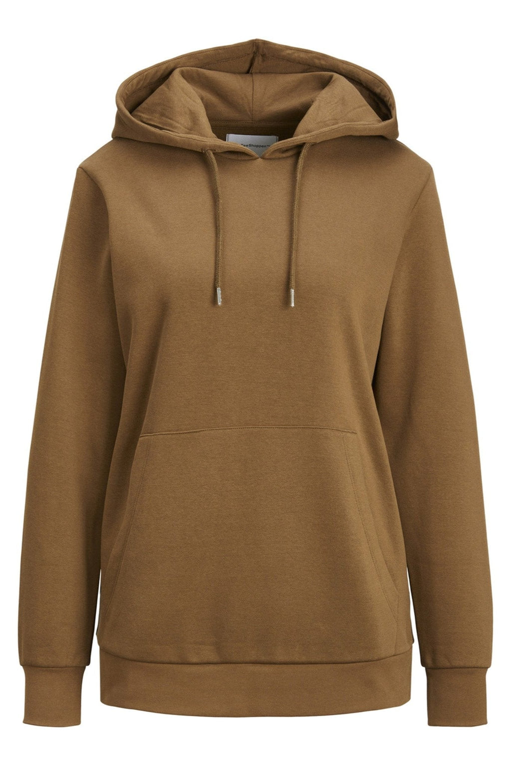 Sweat di base con cappuccio - Brown