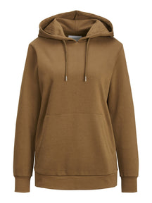 Basic Hoodie Sweat - Brown