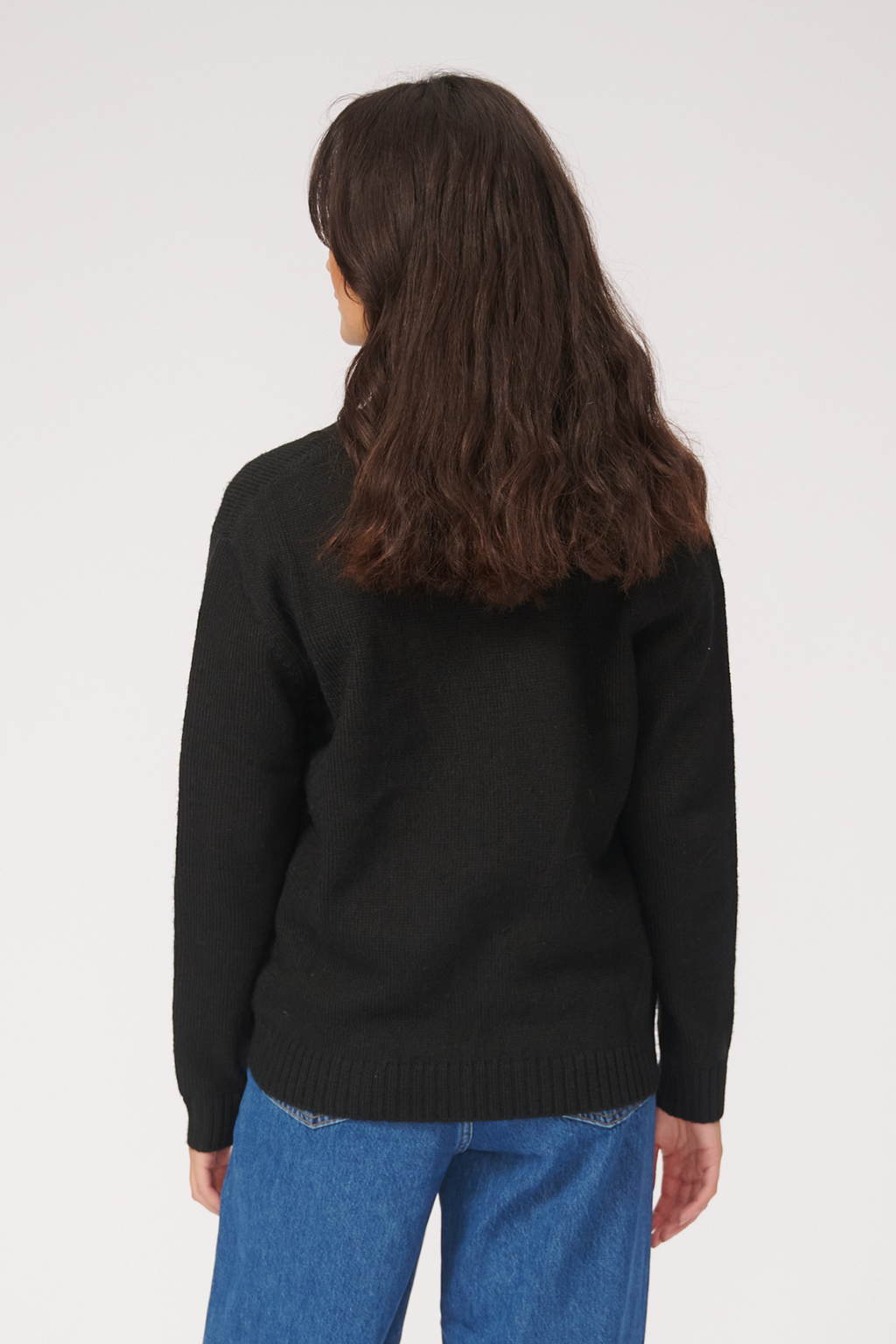 Cardigan a maglia - nero