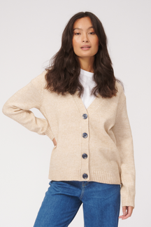 Cardigan a maglia - beige