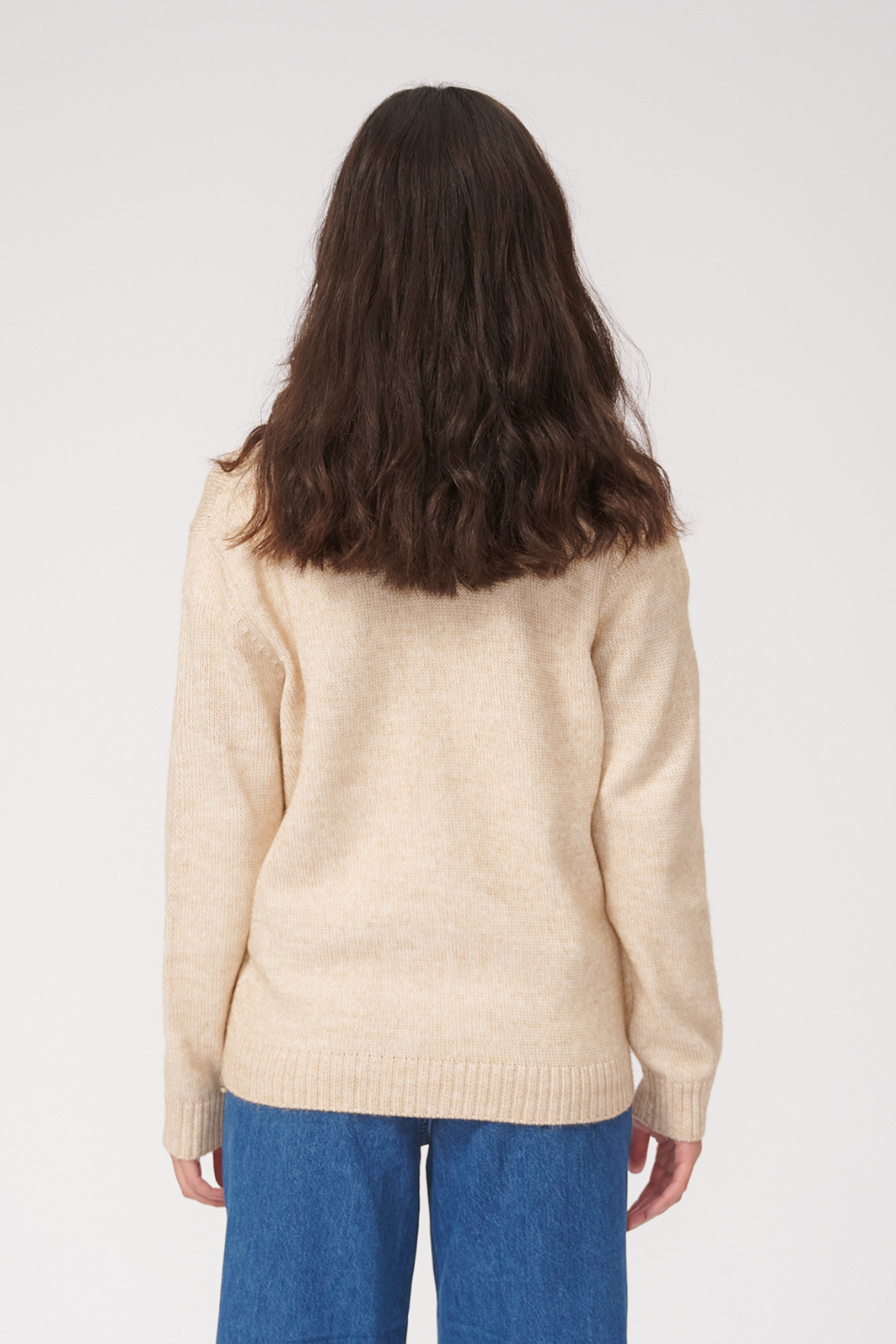 Cardigan a maglia - beige