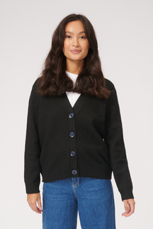 Cardigan a maglia - nero