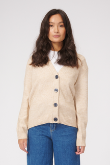 Cardigan a maglia - beige